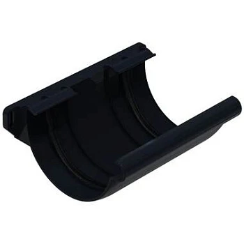 Соединитель желоба графит RAL 7024 GLC PVC